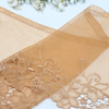 23cm Gold Lace Trim Manufacturer – Embroidered Tulle Lace with Metallic Thread for Bridal & Dress