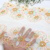 31cm Floral Lace Fabric Manufacturer – Wide Embroidered Tulle Lace for Bridal & Dress