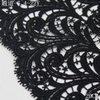 Swirl Guipure Chemical Lace Trim – 20cm Embroidered Lace (Black)